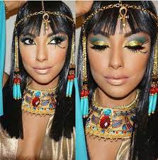 easy cleopatra makeup with step by step