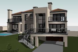 4 Bedroom Modern House Plan With A Basement
