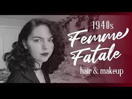 vine femme fatale hair and makeup
