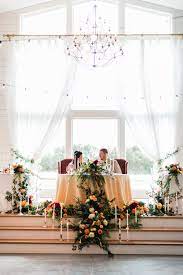 wedding reception head table ideas