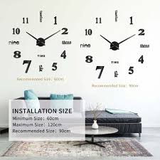 Modern Design Wall Clock 60cm 120cm