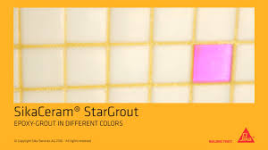 Sikaceram Stargrout Epoxy Grout In Different Colors