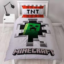 Minecraft Dynamite Double Duvet Cover Officially Licensed