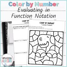 Function Notation Coloring Activity