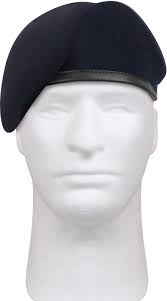 Midnight Blue Military Inspection Ready Us Army No Flash Beret Hat