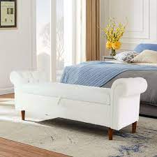 storage bench rectangular sofa stool