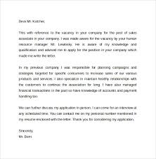 Sales Cover Letter Template 8 Free Samples Examples