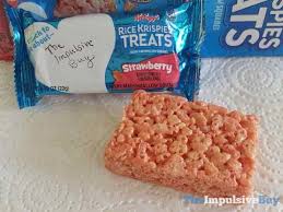 The best rice krispie treat birthday cake.making pies are very easy, whether you begin with a homemade crust or buy one at the store, grind your own oreos for a cookie crust or just order one in the baking aisle. Review Kellogg S Strawberry Rice Krispies Treats The Impulsive Buy