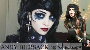 andy biersack inspired makeup black
