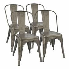 Product titlesignature design by ashley woodanville dining room side chair set of 2 cream/brown. Metal Chairs Set Of 2 Wayfair