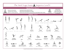 Yoga Posture Charts Amrit Kala