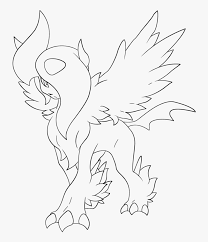 You can download and print this pokemon coloring pages absol,then color it with your kids or share with your friends. Pokemon Mega Absol Drawing Hd Png Download Kindpng