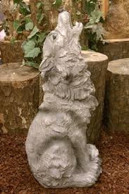 Howling Wolf Garden Statue 99 95