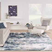 kathy ireland american manor blue ivory area rug