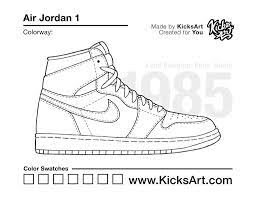 The body of his father, james r. Air Jordan 1 Kicksart Air Jordans Sneakers Drawing Shoe Design Sketches