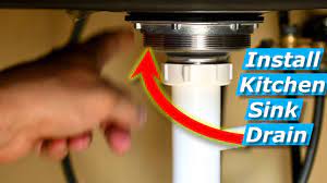 how to replace a kitchen sink drain