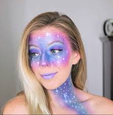 easy galaxy makeup tutorial for