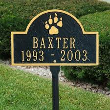 Personalized Dog Memorial Marker