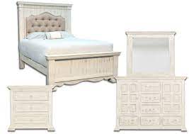 chalet upholstered queen size bedroom