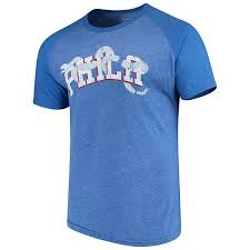 Philadelphia 76ers 2017 18 city edition uniform and nba. Men S Majestic Threads Heathered Royal Philadelphia 76ers Snake Raglan Tri Blend T Shirt