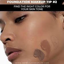 foundation makeup tips right shade