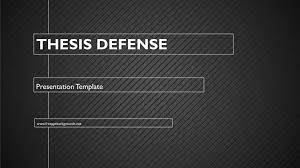 thesis defense powerpoint templates