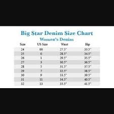 Big Star Jeans Fit Guide