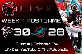 Falcons vs Dolphins Week 7 Postgame ...