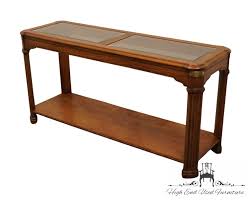 54 Console Sofa Table W Glass Top