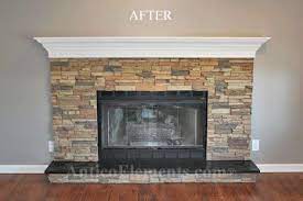 Faux Stone Fireplace Photos Ideas