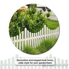 Flexible White Picket Fence Handy Age