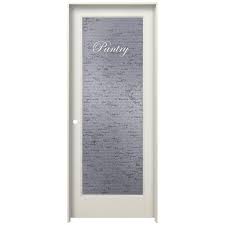 recipe pantry frosted glass primed wood