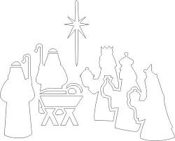 Free Nativity Stencils Print 5635afb541ddd855433a8863a18d1d0c
