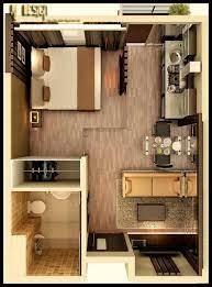 Studio Apartment Floor Plans