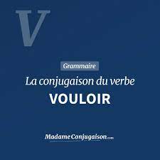 VOULOIR - La conjugaison du verbe Vouloir en français