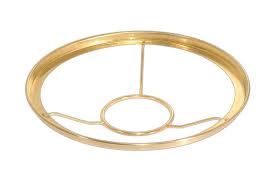 B P Lamp 10 Brass Shade Ring Type