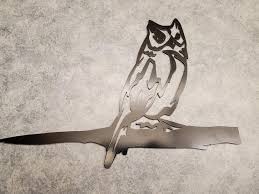 Metal Bird Metal Owl Tree Art