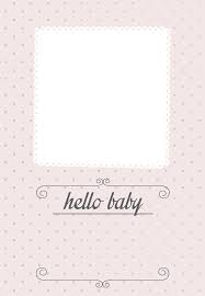 Classic Pink Dotted Free Printable Birth Announcement