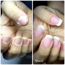 nails extension acrylic gel manicure