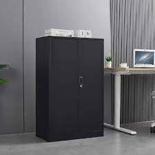 tenleaf black metal file cabinets with