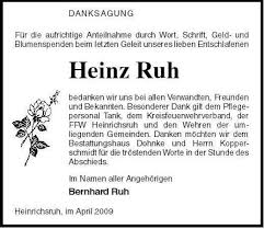 Heinz Ruh | Nordkurier Anzeigen - 005903624401