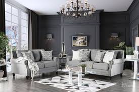 Giovanni Gray Living Room Set By