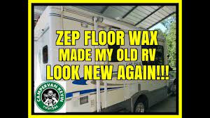 look zep floor wax made my old rv look