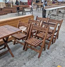 outdoor rectangular folding table