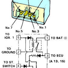 Wiring diagram for 1998 honda accord fuel pump honda 1998 accord question. Check The Honda Main Relay In Your Car