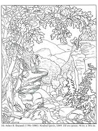 Free printable nature coloring pages for adults