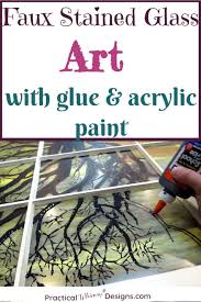 Diy Faux Stained Glass Window Art