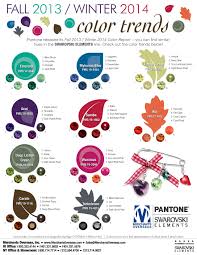Fall 2013 Winter 2014 Color Trends Matching Pantone