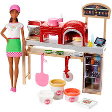 barbie cooking baking pizza making