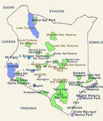 Map of kenya including major preserves and national parks. Tourism Kenya High Commission Ottawa Official Website
